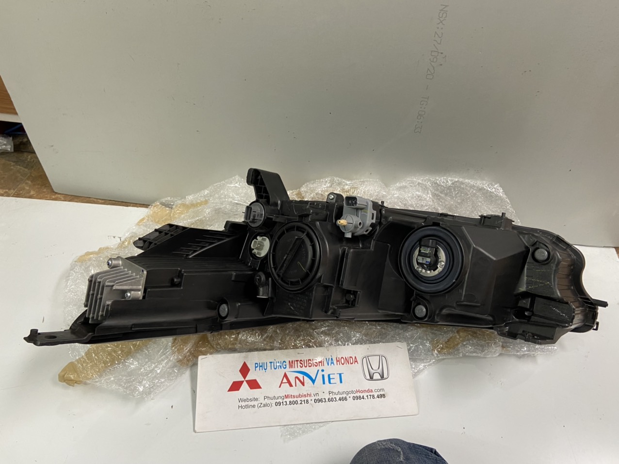 Đèn pha bên lái xe Honda CITY 2021-2022 bản halogen